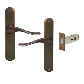 Haven Longplate Oval Passage Set - Magn. Latch
