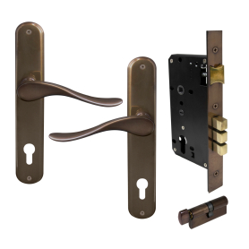 Haven Longplate Oval Entrance Set - E85