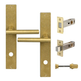 Charleston Longplate Square Privacy Set - Magn. Latch