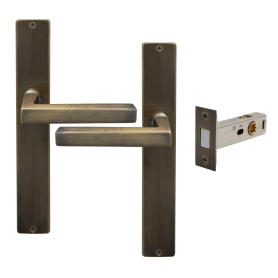 Federal Longplate Square Passage Set - Magn. Latch