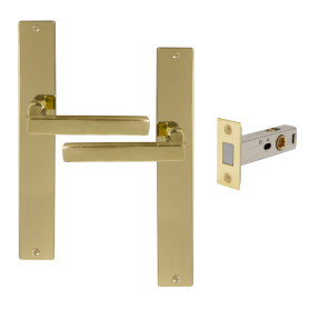 Federal Longplate Square Passage Set - Magn. Latch