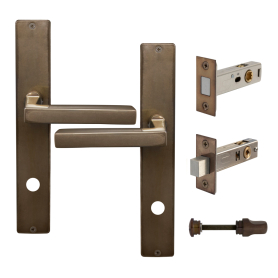 Federal Longplate Square Privacy Set - Magn. Latch