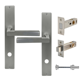 Federal Longplate Square Privacy Set - Magn. Latch