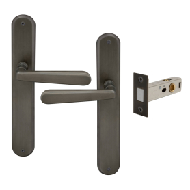 Villa Longplate Oval Passage Set - Magn. Latch