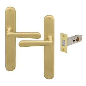 Villa Longplate Oval Passage Set - Magn. Latch