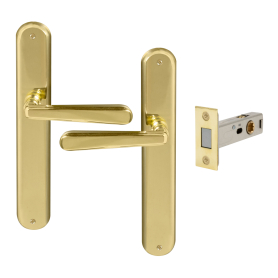 Villa Longplate Oval Passage Set - Magn. Latch