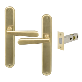 Villa Longplate Oval Passage Set - Magn. Latch