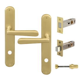 Villa Longplate Oval Privacy Set - Magn. Latch