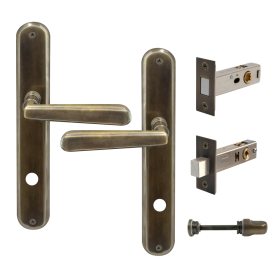 Villa Longplate Oval Privacy Set - Magn. Latch