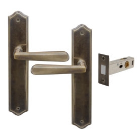 Villa Longplate Traditional Passage Set - Magn. Latch