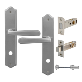 Villa Longplate Traditional Privacy Set - Magn. Latch