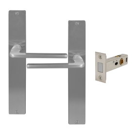 Chalet Longplate Square Passage Set - Magn. Latch