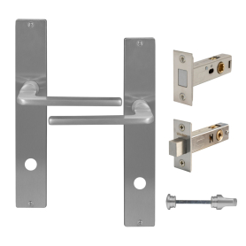 Chalet Longplate Square Privacy Set - Magn. Latch