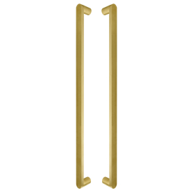 Kepler Brass Pull Handle - 600mm