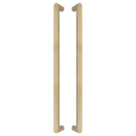Kepler Brass Pull Handle - 600mm