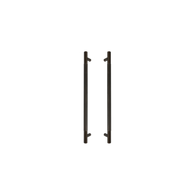 Brass Pull Handle 450mm - Diamond Knurl