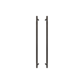 Brass Pull Handle 600mm - diamond knurl
