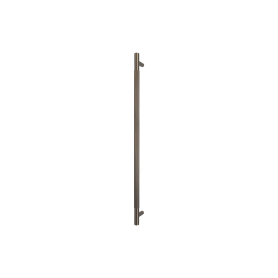 Brass Pull Handle 600mm - linear knurl - Face Fixed
