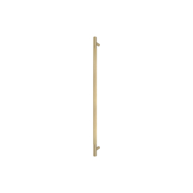 Brass Pull Handle 600mm - linear knurl - Face Fixed