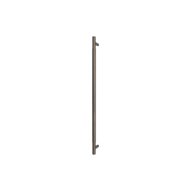 Brass Pull Handle 600mm - plain - Rear Fixed