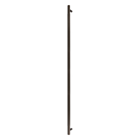 Brass Pull Handle 900mm - linear knurl - Face Fixed