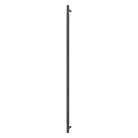 Brass Pull Handle 900mm - linear knurl - Face Fixed