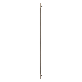 Brass Pull Handle 900mm - linear knurl - Face Fixed