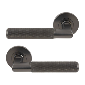 NIDO - Lumina Rose Lever Set - Diamond Knurl