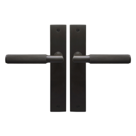 NIDO - Lumina Longplate Lever Set - Diamond Knurl