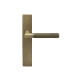 NIDO - Lumina Longplate Dummy Lever LH - Diamond Knurl