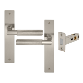 NIDO - Lumina Longplate Passage Set - Magn. Latch - Diamond Knurl