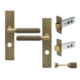 NIDO - Lumina Longplate Privacy Set - Diamond Knurl