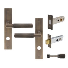 NIDO - Lumina Longplate Privacy Set - Magn. Latch - Diamond Knurl