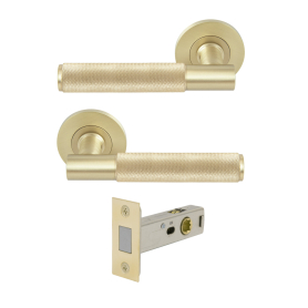 NIDO - Verge Rose Passage Set - Magn. Latch - Diamond Knurl