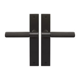 NIDO - Verge Longplate Lever Set - Diamond Knurl