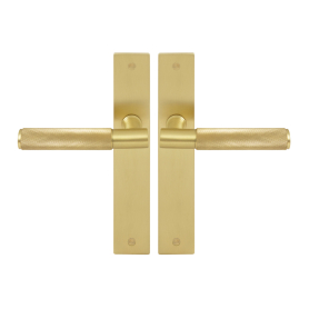 NIDO - Verge Longplate Lever Set - Diamond Knurl