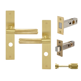 NIDO - Verge Longplate Privacy Set - Magn. Latch - Diamond Knurl