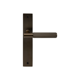 NIDO - Verge Longplate Dummy Lever LH - Linear Knurl