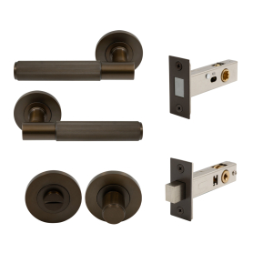 NIDO - Verge Rose Privacy Set - Magn. Latch - Linear Knurl