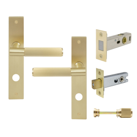 NIDO - Verge Longplate Privacy Set - Magn. Latch - Linear Knurl