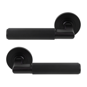 NIDO - Lumina Rose Lever Set - Linear Knurl