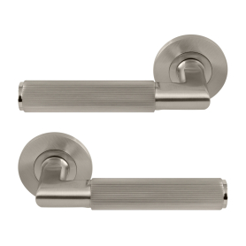 NIDO - Lumina Rose Lever Set - Linear Knurl