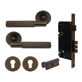 NIDO - Lumina Rose Entrance Set - Linear Knurl