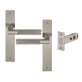 NIDO - Lumina Longplate Passage Set - Magn. Latch - Linear Knurl