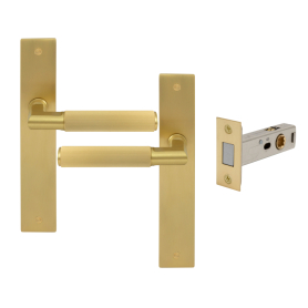 NIDO - Lumina Longplate Passage Set - Magn. Latch - Linear Knurl