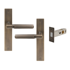 NIDO - Lumina Longplate Passage Set - Magn. Latch - Linear Knurl