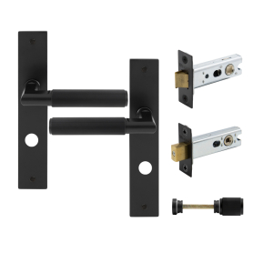 NIDO - Lumina Longplate Privacy Set - Linear Knurl