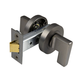 Mini Lever Latch Set - 60mm B/S Rnd. Ros
