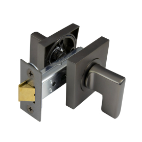 Mini Lever Latch Set - 60mm B/S  Sq.Rose