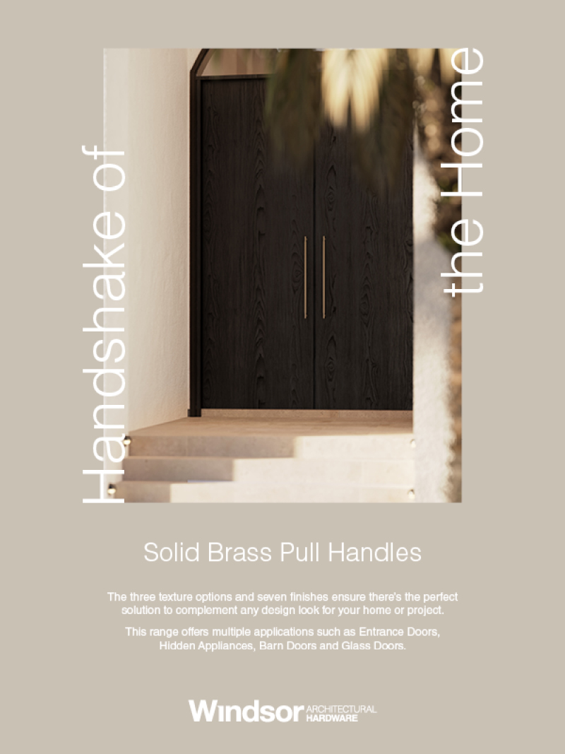 Solid Brass Knurled Pull Handles
